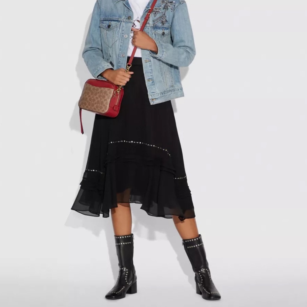 Coach Chiffon Skirt